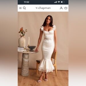 V. Chapman Rosalie dress. Size 4